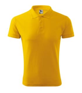 Pique Polo Polokošeľa pánska Varianta: žltá, Velikost: 4XL