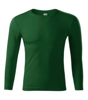 Progress LS Tričko unisex Varianta: fľaškovozelená, Velikost: XS