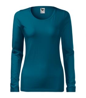 Slim Tričko dámske Varianta: petrol blue, Velikost: 2XL