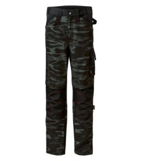 Vertex Camo Pracovné nohavice pánske Varianta: camouflage dark gray, Velikost: 44