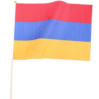Arménsko vlajka malá (Vlajka Arménska - 100% polyester, rozmery (Š x V) - 45x30cm)