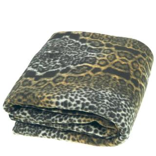 Deka 150x200 Leopard klasik (Mäkká prikrývka príjemná na dotyk)