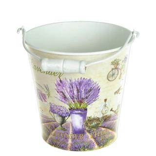 Dekoračné vedierko Lavender (Provence dekorácia Levanduľa)
