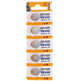Gombíková batéria CR1620 3V Lithium Vinnic (Cena za Blister - cr1620 battery)