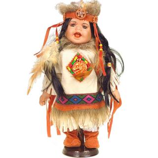 Indiánska bábika Sakari (dekorácia do bytu (Sakari - v prekl.  sladký/á ))