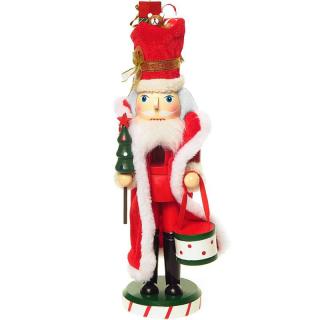 Luskáčik Mikuláš 35cm (Vianočné dekorácie | Drevené figúrky na Vianoce)