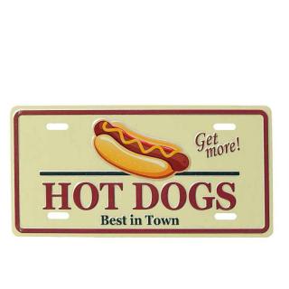 Magnetka Hot Dogs (mini reklama na párok v rohlíku v podobe magnetky)