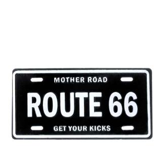 Magnetka Route 66 Mother Road (plechová magnetka so spomienkou na americkú diaľnicu Route 66)