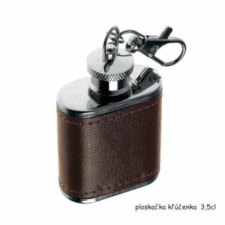 Mini ploskačka 3,5cl kľúčenka (ploskačka na alkohol, likérka, prívesok na kľúče)