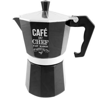 Moka kávovar hliníkový čierny (Moka kanvička  koťogo )