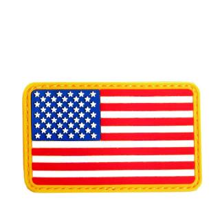 nášivky na suchý zips americká vlajka | velcro odznak (gumová nášivka so suchým zipsom z army shopu nitra tifantex)
