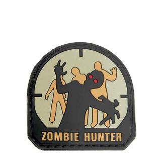 nášivky na suchý zips Zombie Hunter | velcro odznak (gumová nášivka so suchým zipsom z army shopu nitra tifantex)
