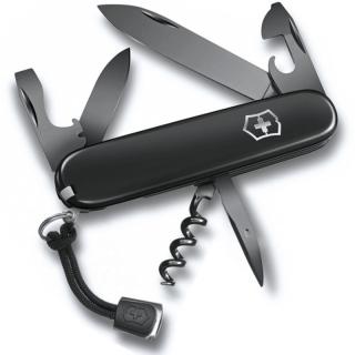 Nôž Victorinox Spartan PS Black 12F 1.3603.3P (švajčiarsky nôž victorinox čierny)
