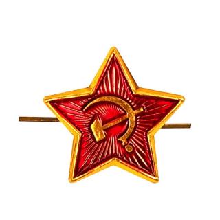 Odznak červená hviezda Rusko (Sovietsky odznak)