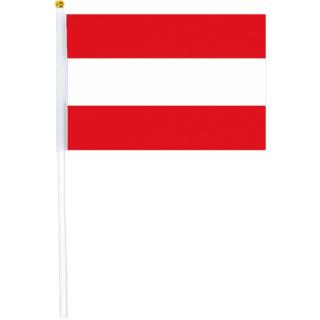 Rakúska vlajka mini 14x21cm (Národná vlajka Rakúskej republiky)