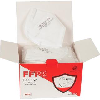 Respirátor FFP2 KN95 CE2163 (Respirátor FFP2 potrebný v MHD a na Pobyt vo verejných priestoroch)