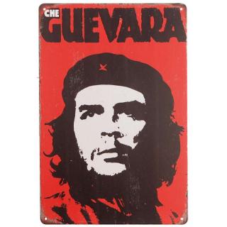 Retro ceduľa Che Guevara (Inšpiratívna a výnimočná osobnosť Che Guevara Tabuľa 30x20 cm)