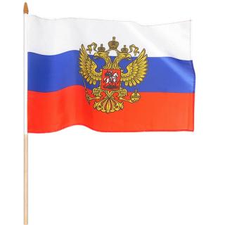 Ruská vlajka so znakom 40x30cm (Zástava Rusko)