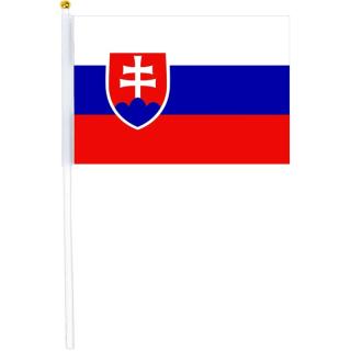 Slovenská vlajka mini 14x21cm (Slovenská zástava)