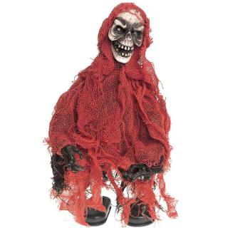 Smrtka červený Kostlivec (Halloween lacné dekorácie | Smrtka Kostlivec)