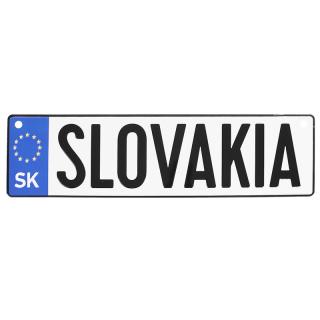 ŠPZ Slovakia 26x7cm (ŠPZtka Slovakia)