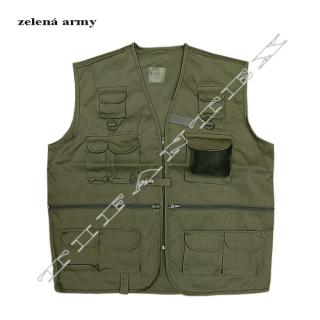 Vesta SECURITA zelená army (vesta online)