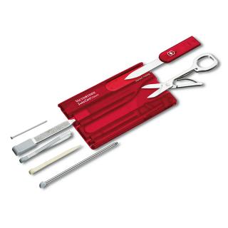 Victorinox Card Quattro transparent červená 0.7100.T (Multifunkčné náradie)