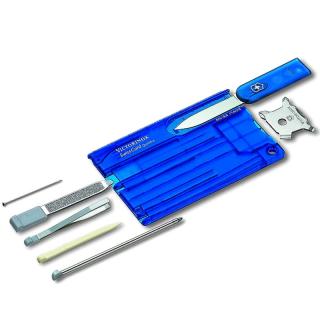 Victorinox Card Quattro transparent modrá 0.7222.T2 (Multifunkčné náradie do vrecka)