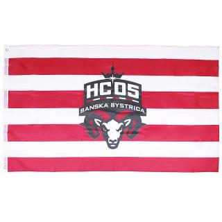 Vlajka HC 05 Banská Bystrica 150x90cm (Vlajka tímu HC 05 BB s logom)