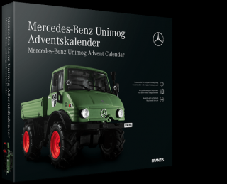 Adventný kalendár Mercedes-Benz Unimoq so zvukom 1:43