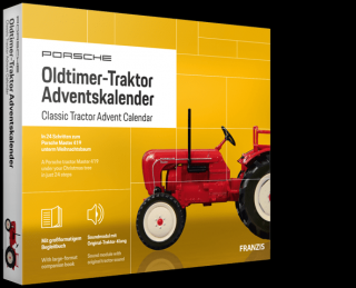 Adventný kalendár Porsche Oldtimer Traktor so zvukom 1:43
