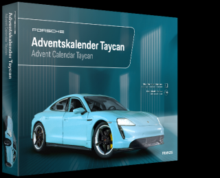 Adventný kalendár Porsche Taycan so zvukom 1:24
