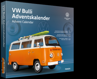 Adventný kalendár VW Bulli T2 oranžový 1:43