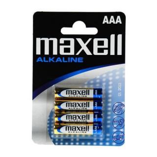 Batérie MAXELL AAA LR3 1,5V / 1000mAh Alkaline, bllister 4ks