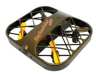 Dron SkyTumbler PRO v ochrannej klietke s LED osvetlením, auto štart, auto pristátie