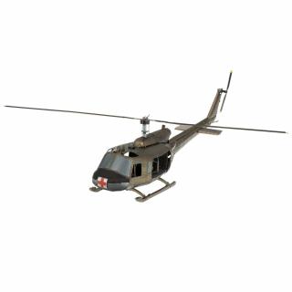 Metal Earth Luxusná oceľová stavebnica Helikoptéra UH1 Huey