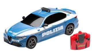 Rc auto Alfa Romeo Giulia Policie, licence 1:18, RC 2.4GHz