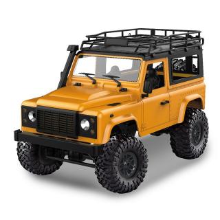 Rc auto D90 Rock Crawler Defender 1:12, 4WD, 2,4 GHz, LED, 100% RTR, žltá