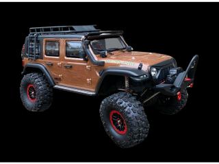 RC auto DF-4S Crawler Pro 1:10 hnedý