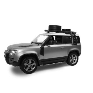 Rc auto Land Rover Defender 90, 1:12, 4WD, 2,4 GHz, RTR, strieborná metalíza