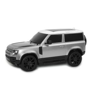 Rc auto Land Rover Defender 90, 1:24, 2,4 GHz, LED, 100% RTR, strieborná metalíza
