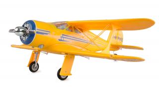 RC dvojplošník AMXFlight Beech D17S 3D/6G RTF žltý
