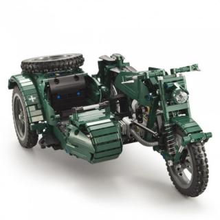 RC motorka so sajtňou - CADA bricks (629 dielikov)