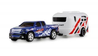 RC Pickup s prívesom 1:64