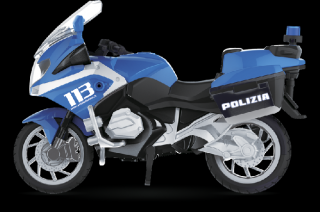 RE.EL Toys motocykl Polizia 1:20 se světly a zvuky