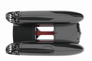 Zavážacia rc loď B2500 pre 2,5 kg krmiva, 2,4 GHz, RTR, brushless, s prepravnou taškou