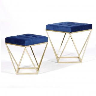 Set taburetiek Java gold/blue