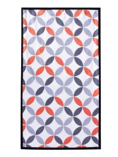 10 ks ultrasavej textilnej kuchynskej utierky GoEco® NEPAPÍR® (20 x 35 cm, červený ORNAMENT)