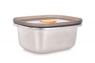 250 ml nerezová dóza na potraviny GOURMET BOX (Silikónové tesnenie v pokrievke zaručuje, že potraviny zostanú čerstvé a chutné.)