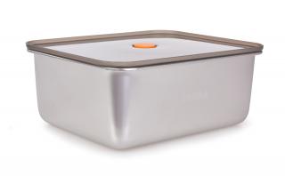 2900 ml nerezová dóza na potraviny GOURMET BOX (Silikónové tesnenie v pokrievke zaručuje, že potraviny zostanú čerstvé a chutné.)
